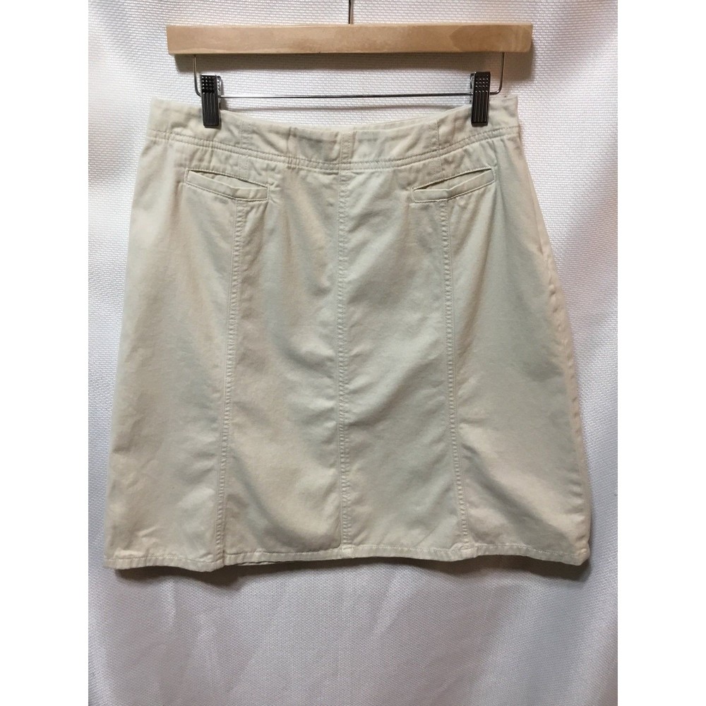 Eddie Bauer Light Khaki Skirt Size 10 EUC